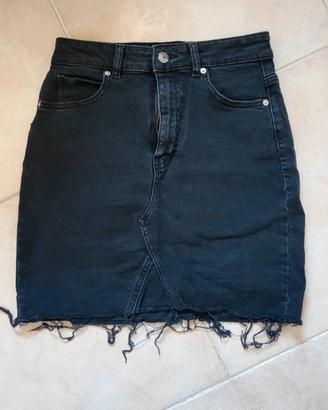 Gonna in jeans nera Tally Weil- Taglia XS