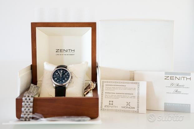 Zenith El Primero HW, garanzia, usato usato  Brescia