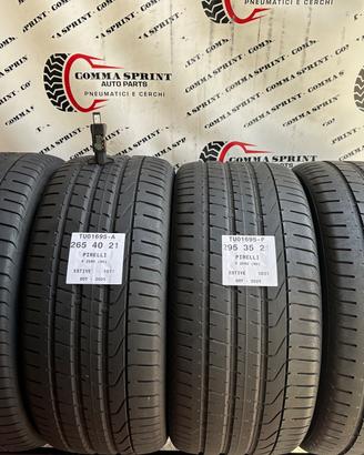 4 PNEUMATICI 265/40 R21 295/35 R21 PIRELLI ESTIVE