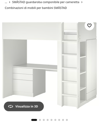 Letto a soppalco Ikea