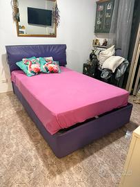 Letto alla francese contenitore 130x205