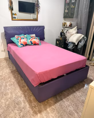 Letto alla francese contenitore 130x205