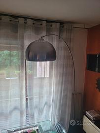 lampada arco cromata
