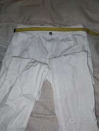 Pantaloni bianchi Benetton