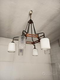 Lampadario a sospensione vintage stile Mid-Century