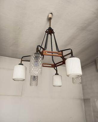 Lampadario a sospensione vintage stile Mid-Century