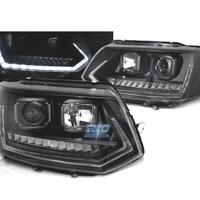 FARI PER VOLKSWAGEN VW T5 GP 09-14 DRL NERI CON FR
