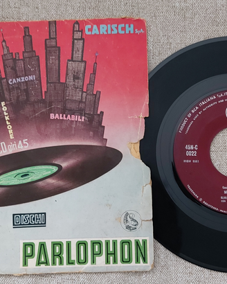 Parlophon "Carish spa" 45 giri