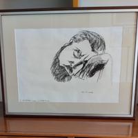 dipinto a carboncino 