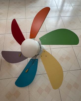 Ventilatore  a pale da soffitto con luce