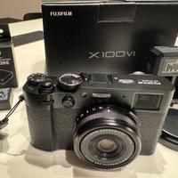 Fuji x100vi come nuova 100 scatti 2 batterie