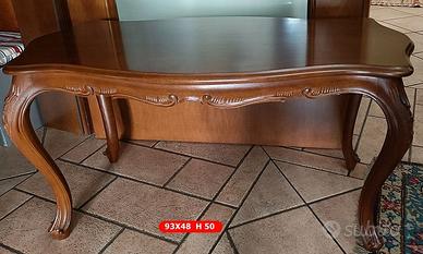 TAVOLINO IN NOCE MASSELLO STILE LUIGI XV