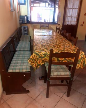 tavolo in legno massello 