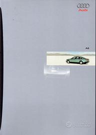 Cartella con 2 depliants Audi A6 del 1997