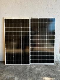 Coppia pannelli fotovoltaici 2X100W