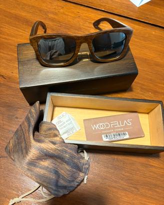 Occhiali da sole Wood Fellas fatti a mano in legno