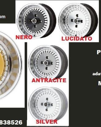 Cerchi Turbo 7x13 4x101 Mini fiat