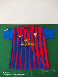 MAGLIA CALCIO INIESTA BARCELLONA VINTAGE NIKE FCB