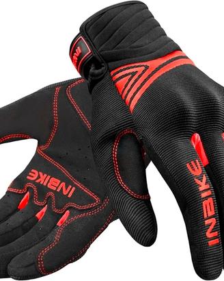 INBIKE Guanti da Moto  Estivi CE 1 KP Omologat