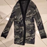 Cardigan uomo Zara Man camouflage tg. L