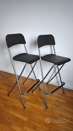 2 Sedie pieghevoli IKEA FRANKLIN versione robusta