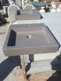 lavabo cemento per interni ed esterni 