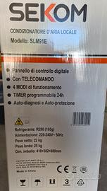 condizionatore e deumidificatore portatile sekom