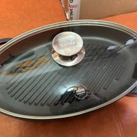 Bistecchiera BERNDES Ovale 38X24 con Coperchio