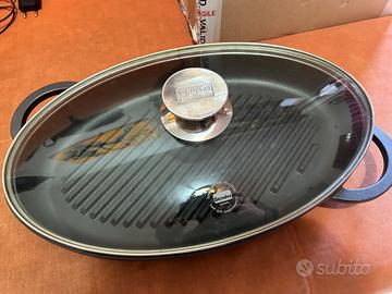 Bistecchiera BERNDES Ovale 38X24 con Coperchio