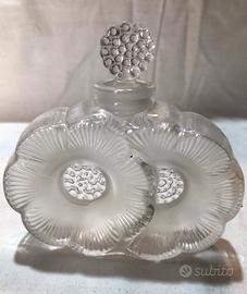 Lalique France "Deux Fleurs" Flacone Profumo 