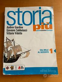 Storia più dal mille al seicento volume 1