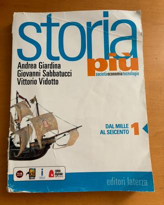 Storia più dal mille al seicento volume 1