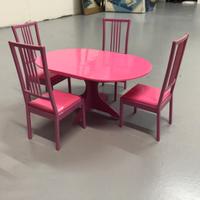 Tavolo Barbie anni '90