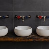 Banco lavabi vintage industriale – arredo design