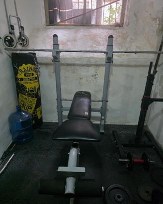 Panca Domyos e bilanciere
