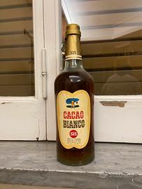 Liquore  Cacao Bianco SIS - bottiglia vintage