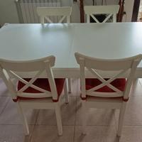 TAVOLO DA CUCINA Ikea con 4 sedie. Ingolf