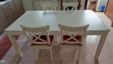 TAVOLO DA CUCINA Ikea con 4 sedie. Ingolf