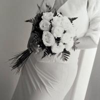 Abito da sposa Bianco in seta tg 42 Fabio Gritti