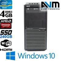 PC Acer M275 Windows 10 CPU Xeon X3210 4GB 240GB