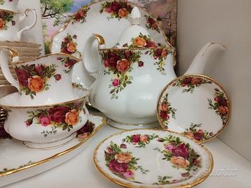 19 Pezzi Set Da Tè Royal Albert Old Country Roses