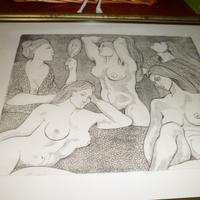 Quadro incisione Tono Zancanaro