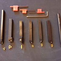 Set 7 utensili 12 mm Tornio Nuovi