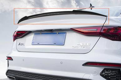 Audi A3 8Y 2020+ berlina SPOILER BAGAGLIAIO nero