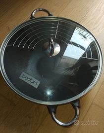 WOK BODUM 29 cm nuovo