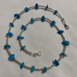 Collana con turchesi