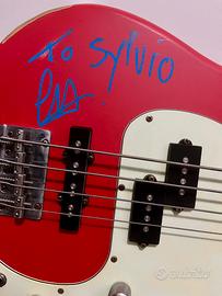 Basso autografato da Guy Berryman (Coldplay)