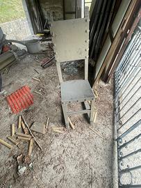 6 sedie stile rinascimentale il legno