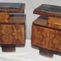 2 comodini art decò anni 30