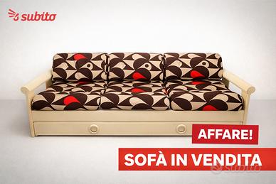 Set Divano e poltrona con uccelli (anni '70)